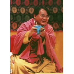 Sogyal Rinpoche holding Kutsap