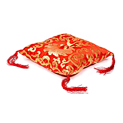 Coussin pour bols chantants rouge