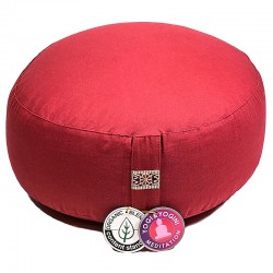 Coussin de méditation rouge...