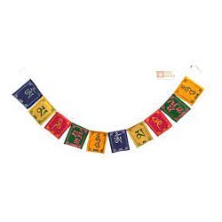 Drapeaux de prière Om Mani Padme Houng