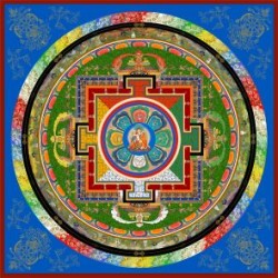 Rigdzin Düpa Mandala Card