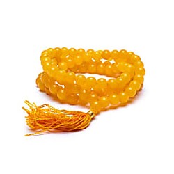 Mala Quartz doré AA