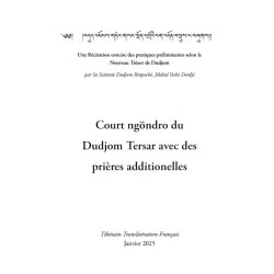 Court ngöndro du Dudjom...