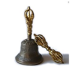 Vajra and Bell gilded