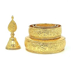 Kit Offrande du Mandala métal doré